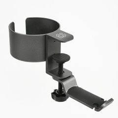 Giá để cốc kẹp bàn tích hợp giá treo tai nghe móc treo đồ HyperWork CH01