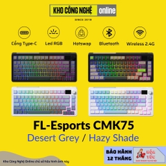 CMK75 Led RGB - Bàn phím cơ FL-Esports CMK75 SAM Lake Placid Blue / Desert Grey / Hazy Shade / Ultramarine