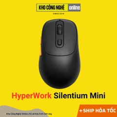 Chuột không dây HyperWork Silentium MS01 / Silentium Mini MS01M (Switch silent yên tĩnh, kết nối 3 Mode)