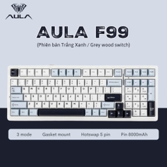 AULA F99 - Bàn Phím Cơ AULA F99 có Hotswap, Led RGB, Kết Nối 3 Mode