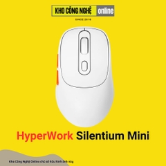 Chuột không dây HyperWork Silentium MS01 / Silentium Mini MS01M (Switch silent yên tĩnh, kết nối 3 Mode)