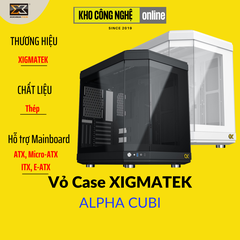 Vỏ case máy tính XIGMATEK ALPHA - CUBI ARTIC (EN41976) - PREMIUM GAMING ATX
