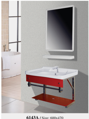 Lavabo kính Việt Mỹ 6143A kèm gương