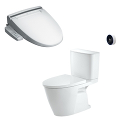 Bồn cầu 2 khối INAX ACT-602 xả cảm ứng nắp rửa CW-KB22AVN
