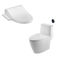 Bồn cầu 1 khối INAX ACT-902 xả cảm ứng nắp rửa CW-H18VN