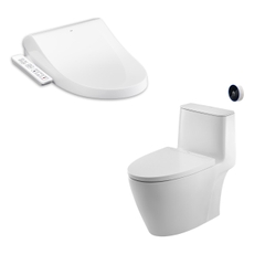 Bồn cầu 1 khối INAX ACT-902 xả cảm ứng nắp rửa  CW-H17VN