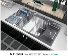 Chậu rửa chén Việt Mỹ B.11050G Inox 304