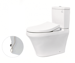 Bồn cầu 2 khối Toto CS948DE4 nắp rửa TCW1211A