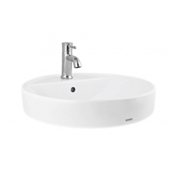 Lavabo chậu rửa mặt Toto LT700CTR đặt bàn sứ CEFIONTECT