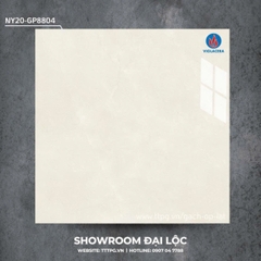 Gạch lát nền 80x80 bóng kính Viglacera NY20 GP8804