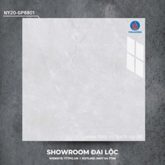 Gạch lát nền 80x80 bóng kính Viglacera NY20 GP8801