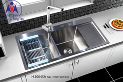Chậu rửa chén Việt Mỹ H.10045A Inox 201