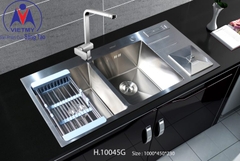 Chậu rửa chén Việt Mỹ H.10045G Inox 201