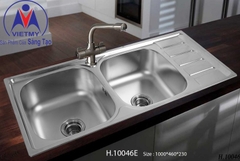 Chậu rửa chén Việt Mỹ H.10046E Inox 201