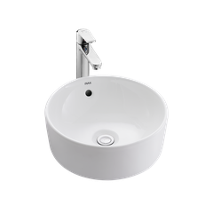 Lavabo chậu rửa mặt Inax AL-295V đặt bàn sứ chống bám bẩn Aquaceramic - AL295V