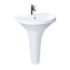 Lavabo chậu rửa mặt Toto LPT947CS treo tường chân dài