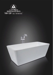 Bồn tắm lập thể Việt Mỹ VM-129 dài 1m7
