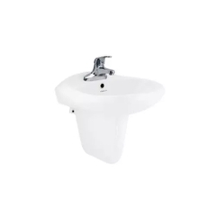 Lavabo chậu rửa mặt Viglacera VTL3 treo tường kèm chân