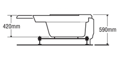 Bồn tắm góc Euroca EU2-1400