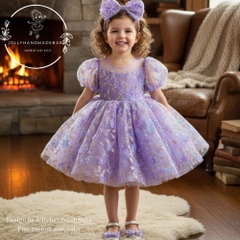 purple-toddler-princess-dress-baby-girl-floral-tulle-dress-puff-sleeve-birthday-