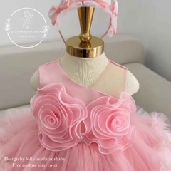 flower-girl-dress-toddler-princess-tulle-dress-baby-girl-birthday-dress-pink-or-