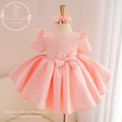 peach-baby-girl-dress-blush-pink-toddler-dress-flower-girl-dress-first-birthday-