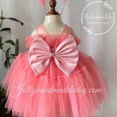 cap-sleeve-tulle-midi-dress-with-bow-detail-mesh-neck-in-pink-princess-dress-for