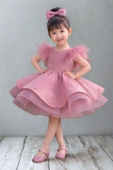 mauve-flower-girl-dress-baby-tutu-dress-toddler-birthday-dress-3d-rose-dress-han