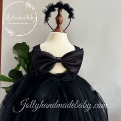 black-satin-dress-black-tutu-dress-toddler-girl-dress-baby-girl-dress-special-oc