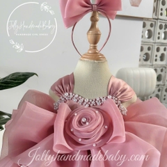 bead-neck-cap-sleeve-dress-with-flower-applique-in-dusty-pink-tiered-ruffle-orga