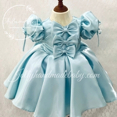 cap-sleeve-three-bow-front-detail-dress-with-cut-out-v-back-in-light-sky-blue-ta