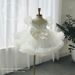 white-flower-girl-dress-toddler-birthday-dress-baby-girl-tulle-dress-puffy-sleev