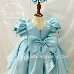 cap-sleeve-three-bow-front-detail-dress-with-cut-out-v-back-in-light-sky-blue-ta