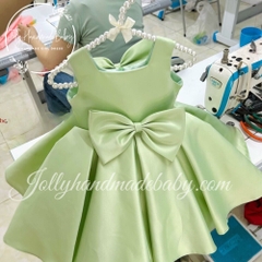 round-neck-cap-sleeve-dress-with-bow-front-detail-in-sage-green-satin-midi-dress