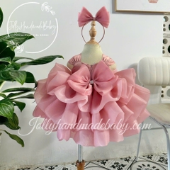 bead-neck-cap-sleeve-dress-with-flower-applique-in-dusty-pink-tiered-ruffle-orga
