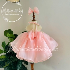 peach-girl-dress-party-organza-dress-baby-birthday-dress-toddler-girl-dress-prin