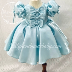 cap-sleeve-three-bow-front-detail-dress-with-cut-out-v-back-in-light-sky-blue-ta