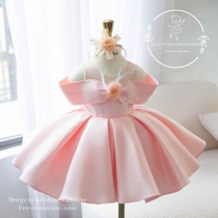 peach-flower-girl-dress-baby-girl-princess-dress-toddler-birthday-dress-off-shou