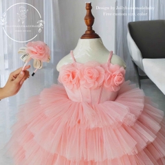 peach-flower-girl-dress-baby-tutu-dress-toddler-birthday-dress-3d-rose-dress-han