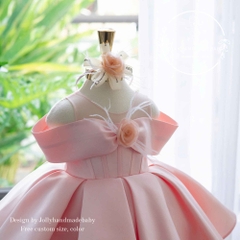 peach-flower-girl-dress-baby-girl-princess-dress-toddler-birthday-dress-off-shou