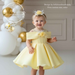 baby-girl-flower-girl-dress-princess-toddler-dress-yellow-pink-lavender-dress-of