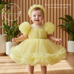 pastel-yellow-baby-girl-tulle-dress-puffy-sleeve-princess-dress-flower-girl-birt