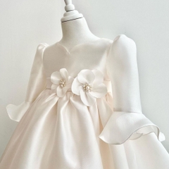 white-satin-flower-girl-dress-baby-tutu-dress-toddler-birthday-dress-3d-rose-dre