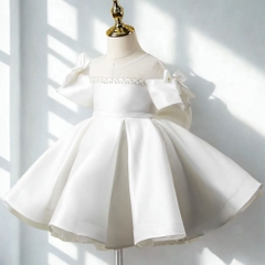 white-satin-flower-girl-dress-baby-tutu-dress-toddler-birthday-dress-3d-rose-dre