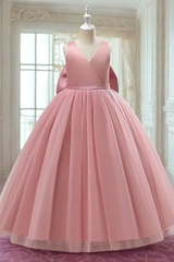 dusty-rose-bridesmaid-dress-toddler-dress-vintage-satin-wedding-party-dress-cust