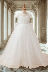 bridesmaid-dress-toddler-dress-vintage-satin-wedding-party-dress-custom-size