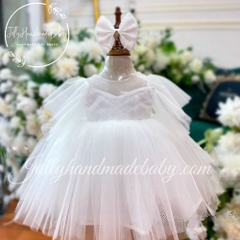 short-sleeve-mesh-neck-dress-with-cut-out-v-back-in-white-tulle-midi-dress-for-b