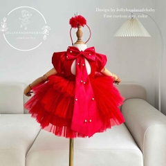 red-toddler-princess-dress-baby-girl-birthday-dress-pink-tulle-flower-girl-dress