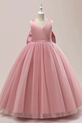 dusty-rose-bridesmaid-dress-toddler-dress-vintage-satin-wedding-party-dress-cust