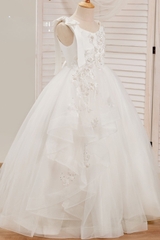 bridesmaid-dress-toddler-dress-vintage-satin-wedding-party-dress-custom-size